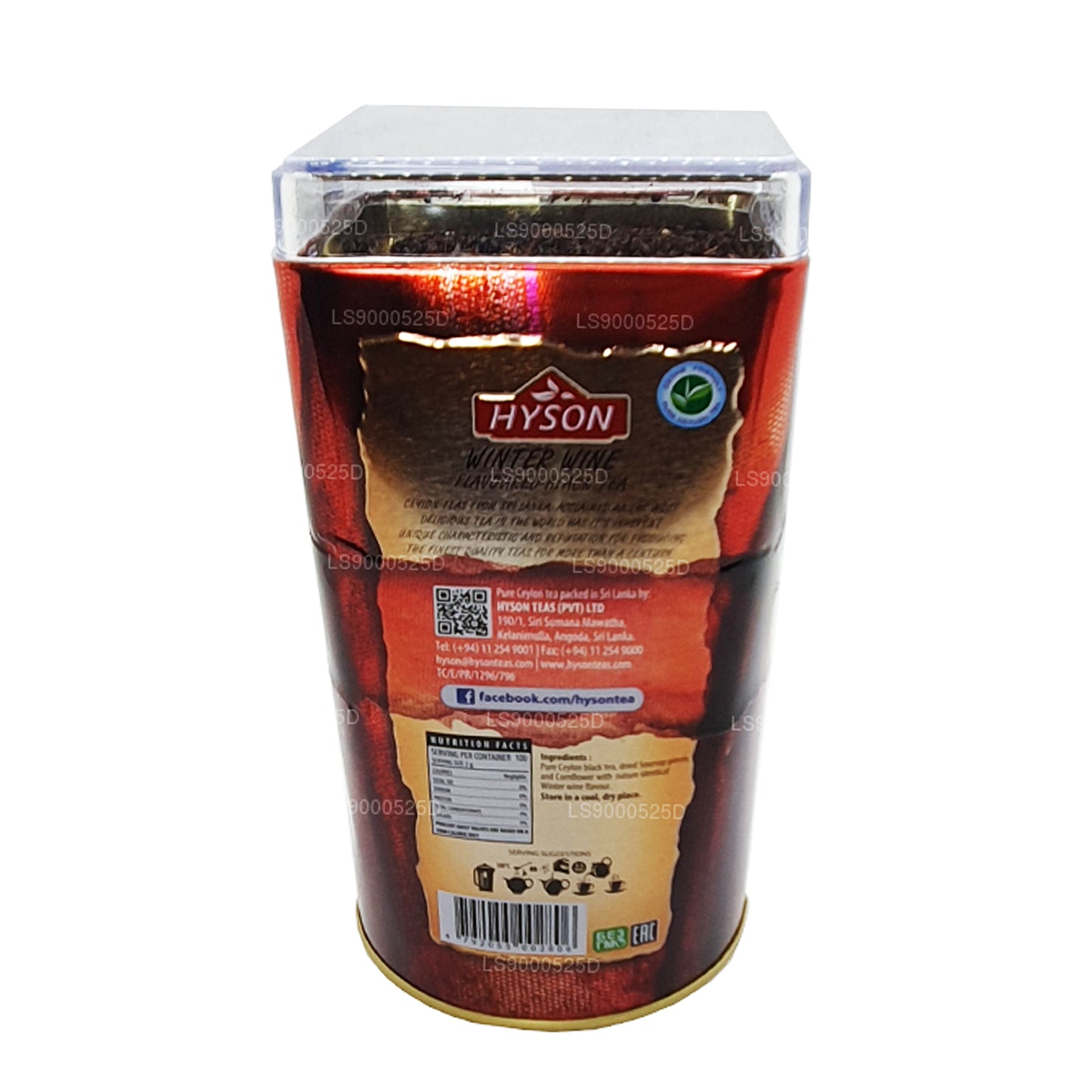 Hyson Breeze vintervinsmag sort te (200 g)