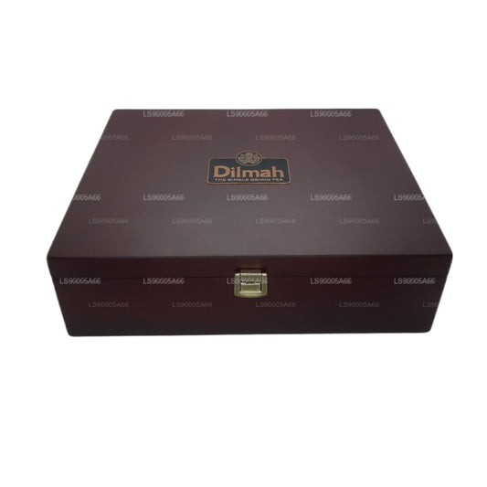 Dilmah Luxury Timber Presenter med låg (12 sorter)