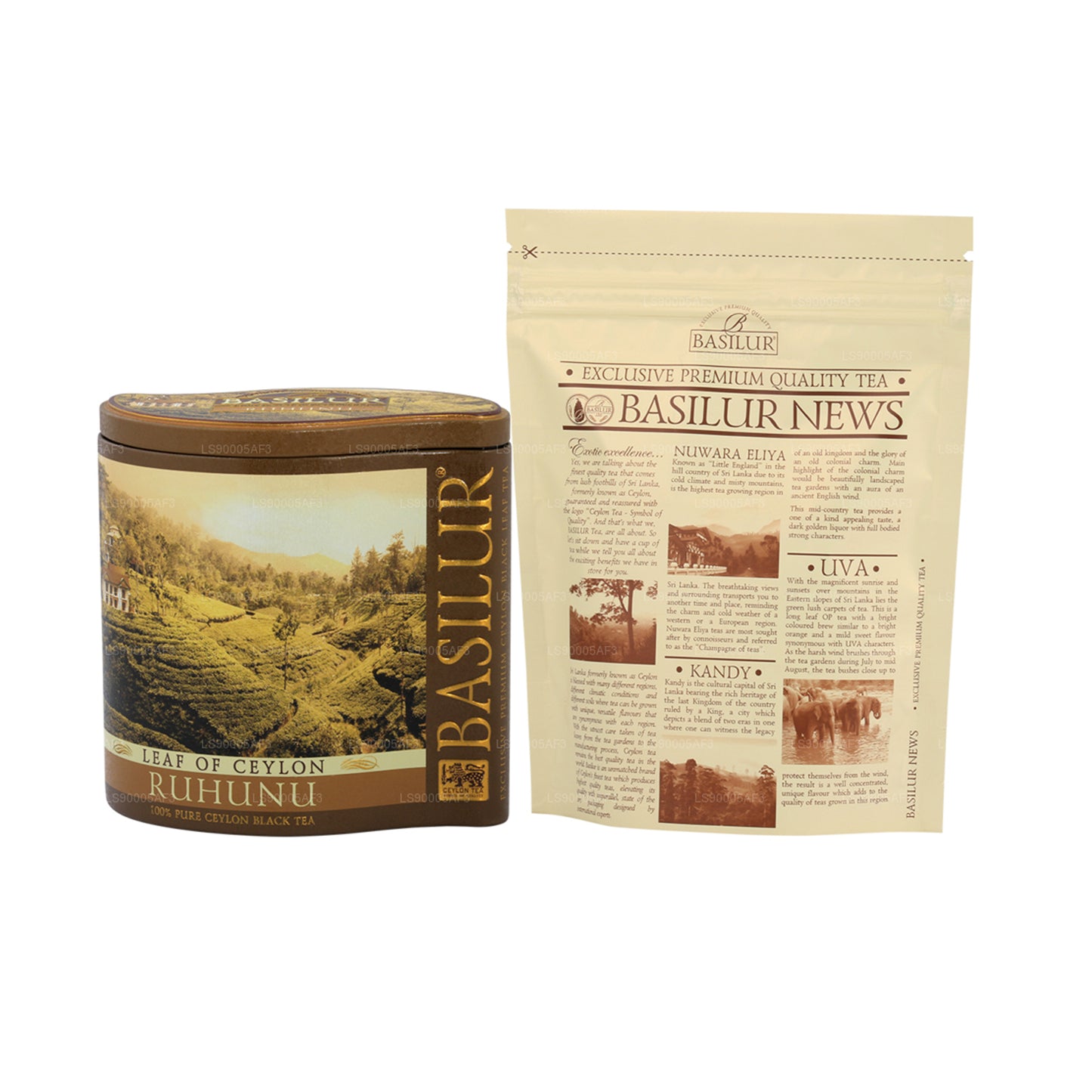 Basilur Blad Af Ceylon „Ruhunu“ (100g) Caddy