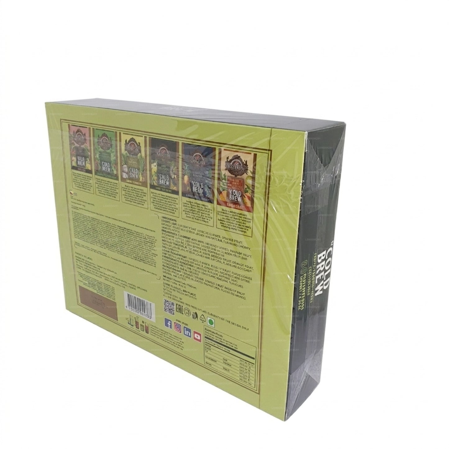 BASILUR COLD BREW- TEA BAG -  FOIL ENV - ASSORTED 60E (120g)