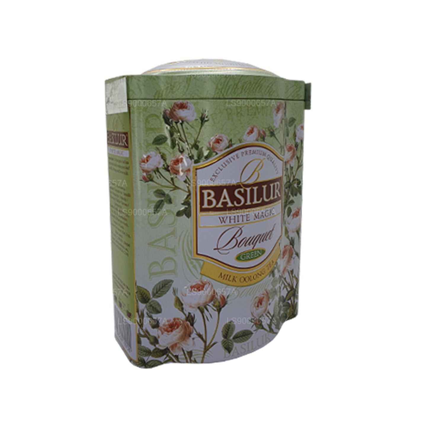 Basilur Hvid Magisk Buket Grøn Caddy (100g)