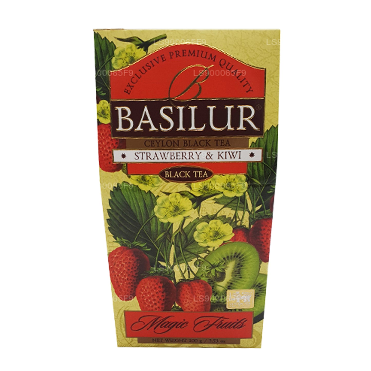 Basilur Jordbær og Kiwi (100 g)