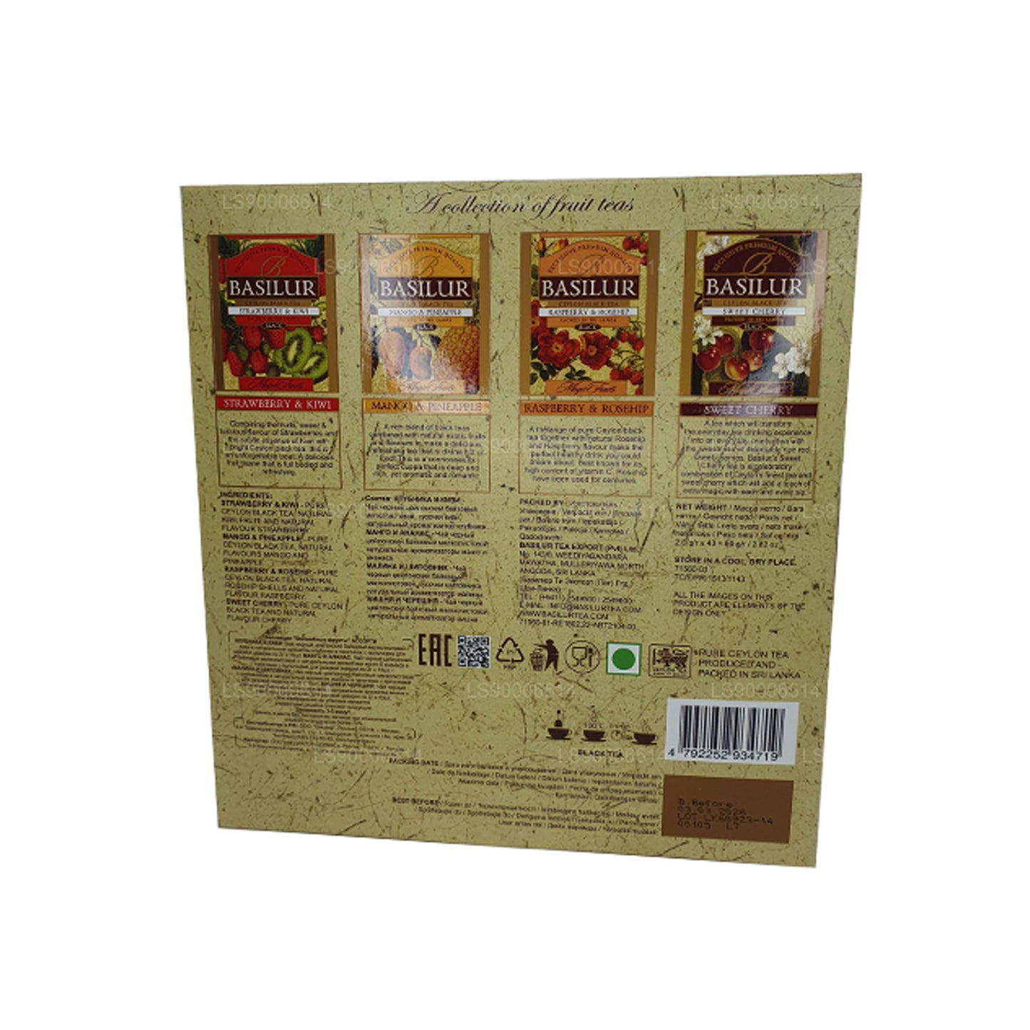 Basilur Magic Fruits „Magic Fruits Assorted - 40 konvolutter“ (80g) tepose