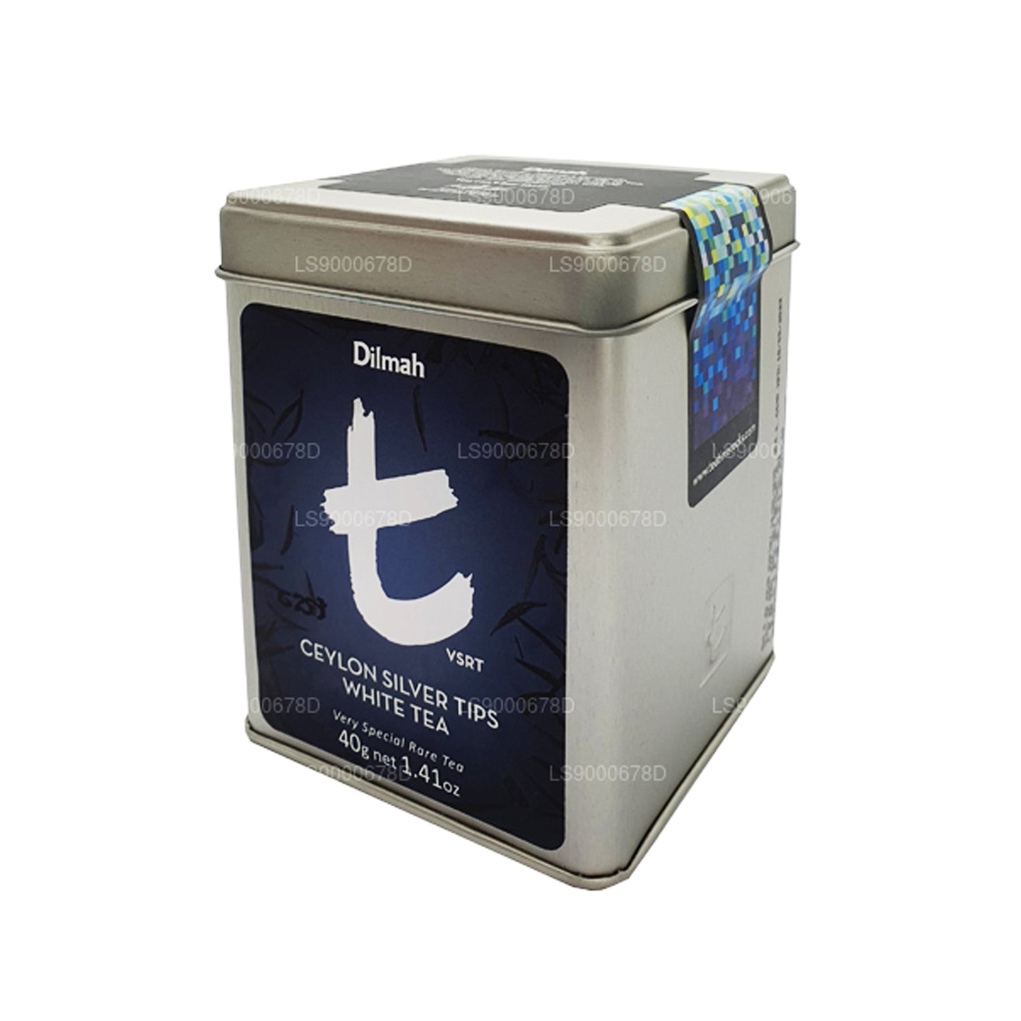 Dilmah Ceylon Silver Tips Hvid te (40 g) Caddy løs te