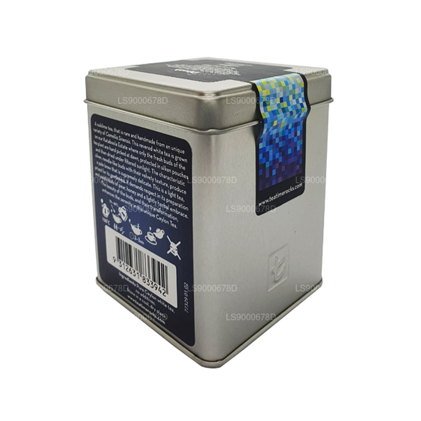 Dilmah Ceylon Silver Tips Hvid te (40 g) Caddy løs te