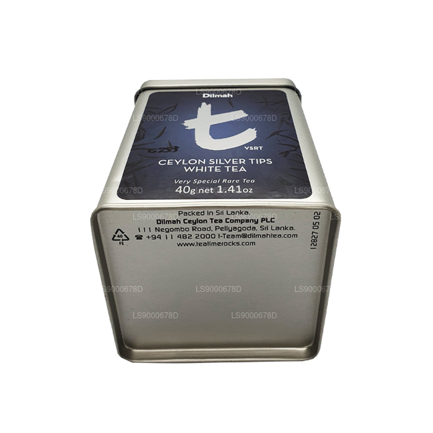 Dilmah Ceylon Silver Tips Hvid te (40 g) Caddy løs te