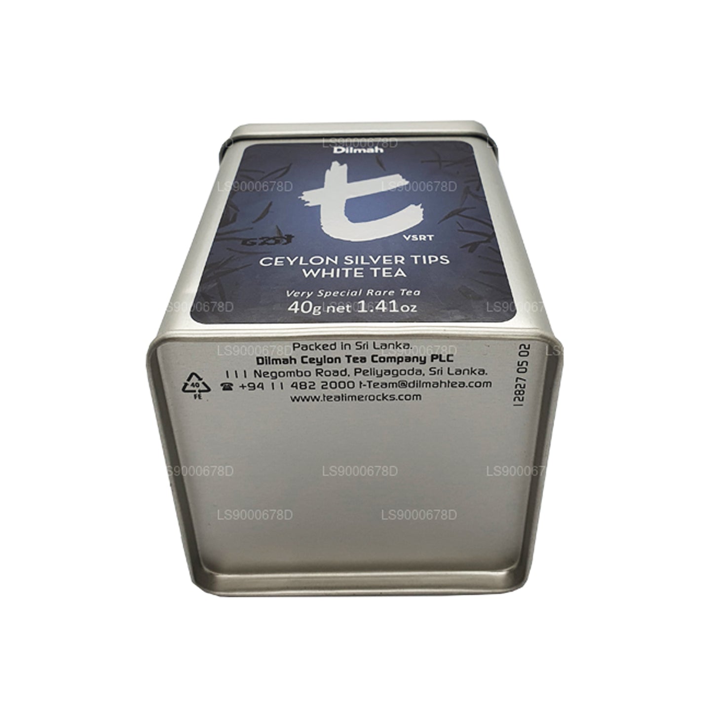 Dilmah Ceylon Silver Tips Hvid te (40 g) Caddy løs te