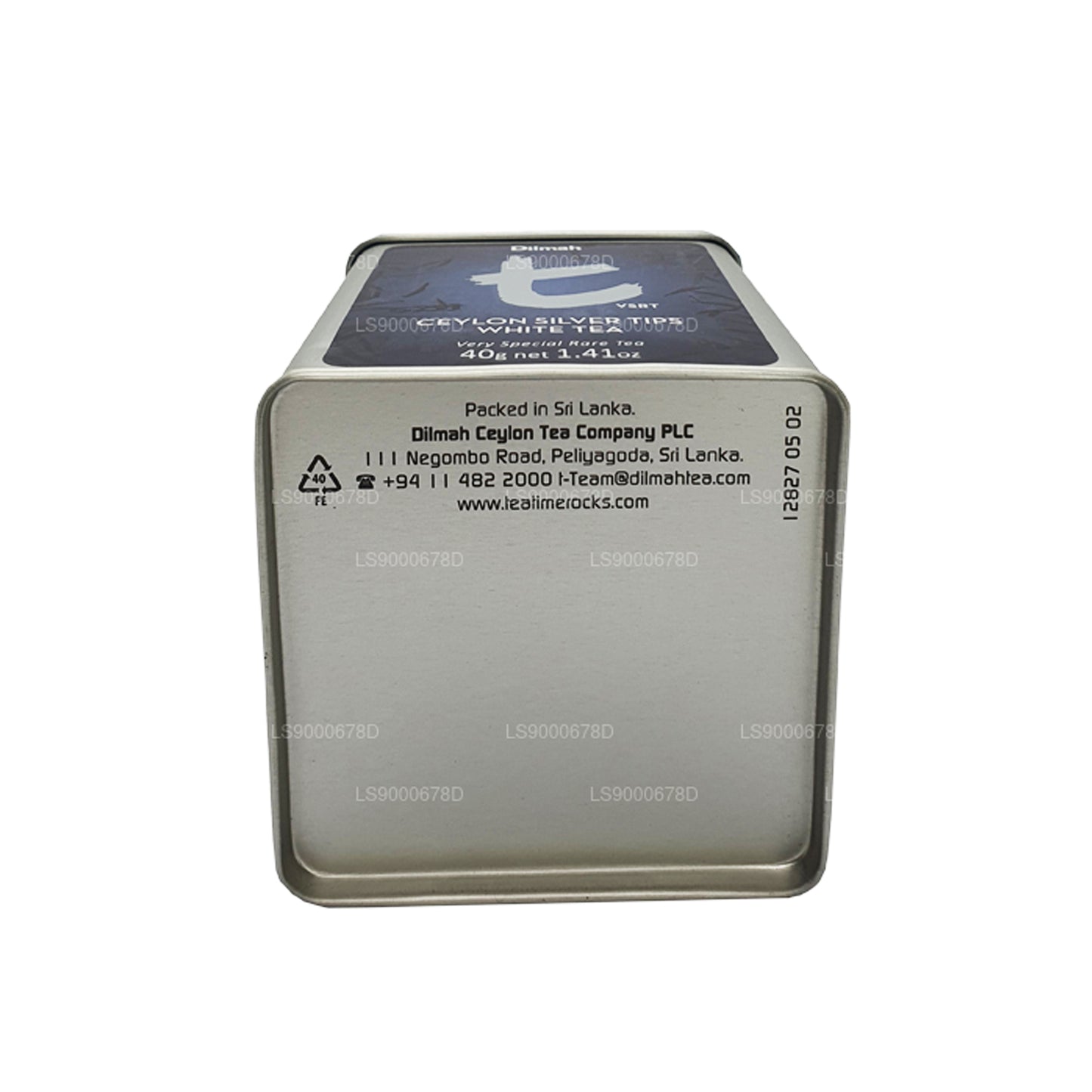 Dilmah Ceylon Silver Tips Hvid te (40 g) Caddy løs te