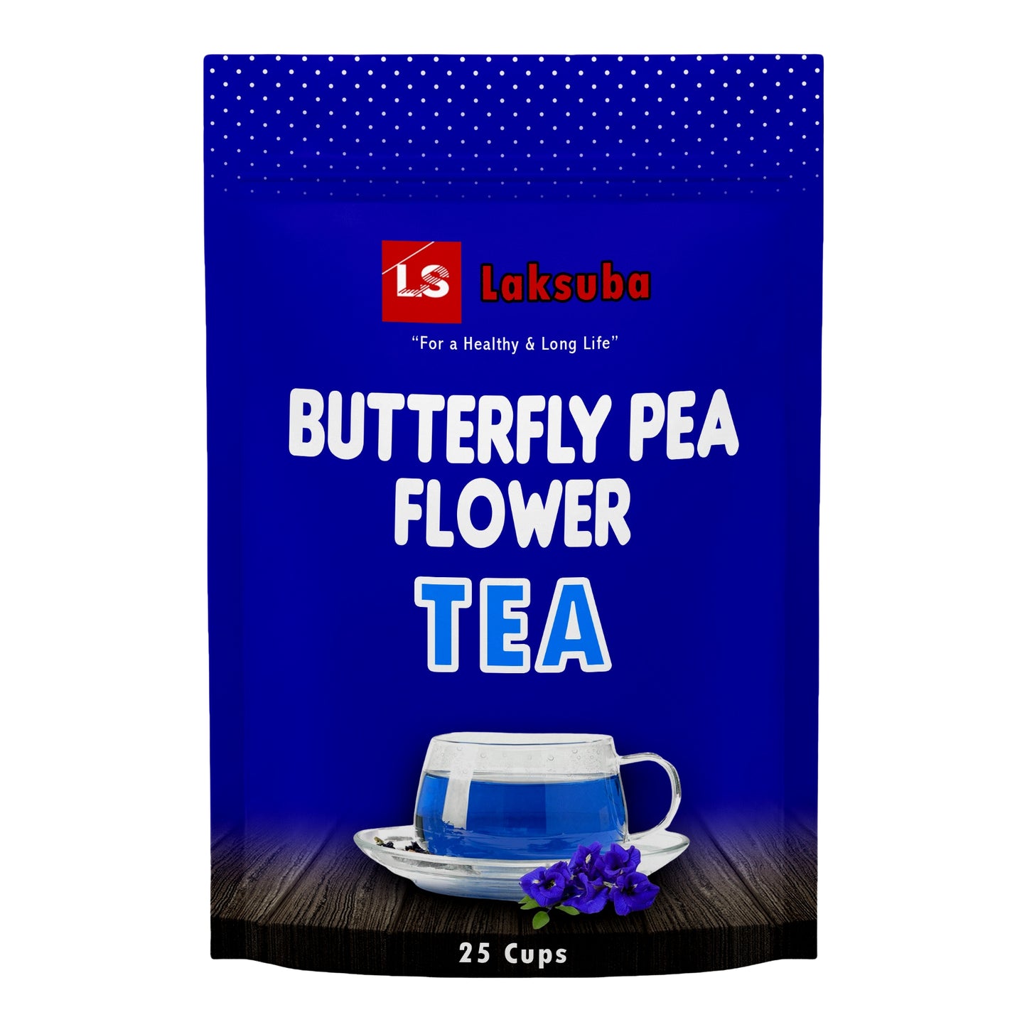Laksuba Ceylon Butterfly Pea Flower Tea (16,25 g) 25 tebreve