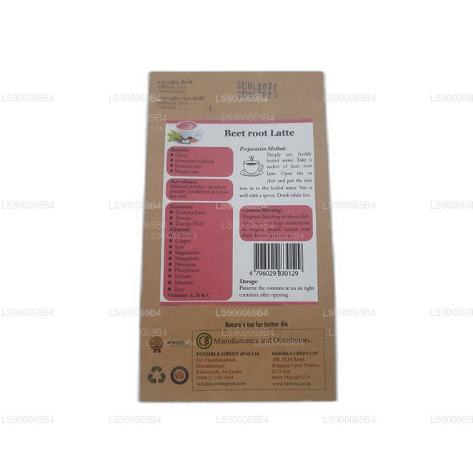 Lifetone Beet Root Latte (40g)