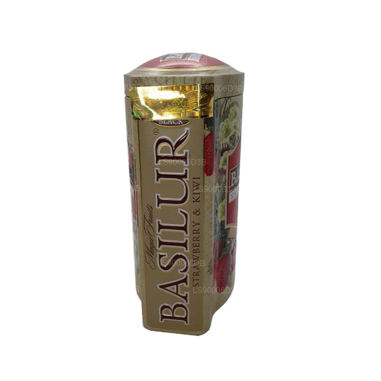Basilur jordbær og kiwi magiske frugter Tin Caddy (100 g)
