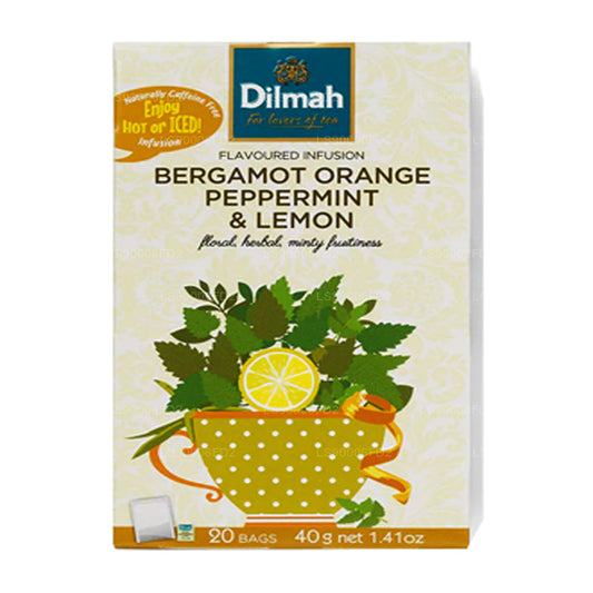 Dilmah Bergamot Orange Pebermynte & Citron naturlig infusion (20 teposer)