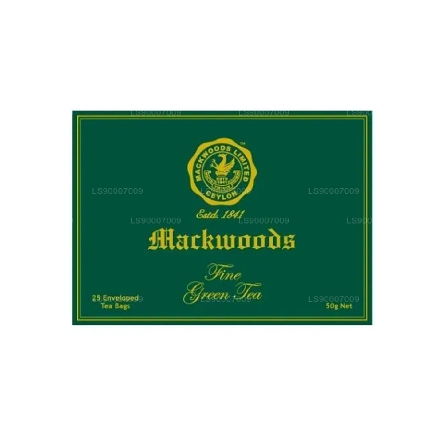 Mackwoods fin grøn te (50 g) 25 teposer