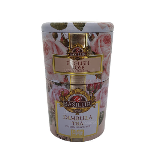 Basilur Frugter og blomster „English Rose“ Dimbula (100 g) Caddy