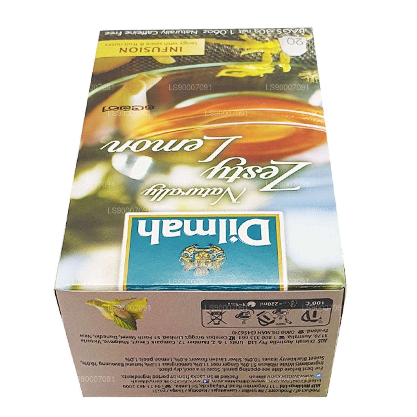 Dilmah Naturligt Zesty Citron (30 g) 20 teposer