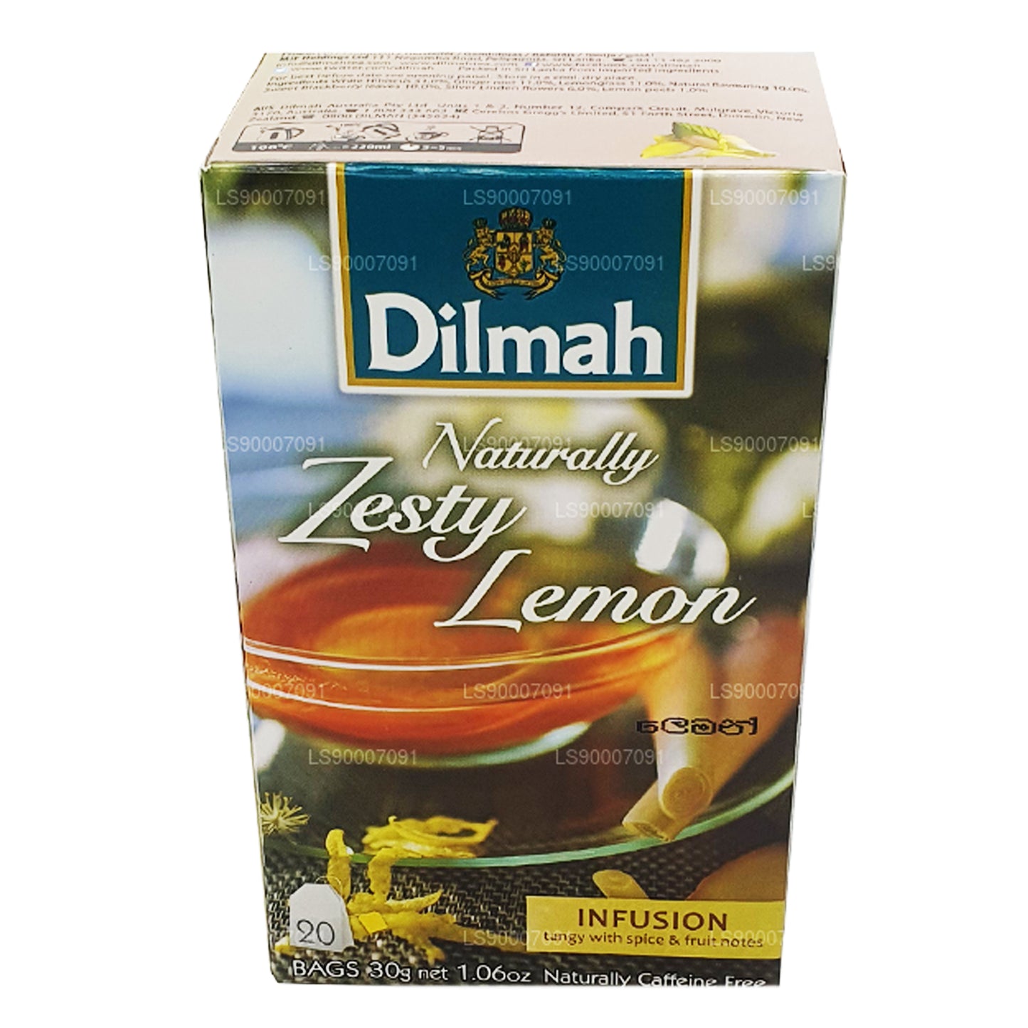 Dilmah Naturligt Zesty Citron (30 g) 20 teposer