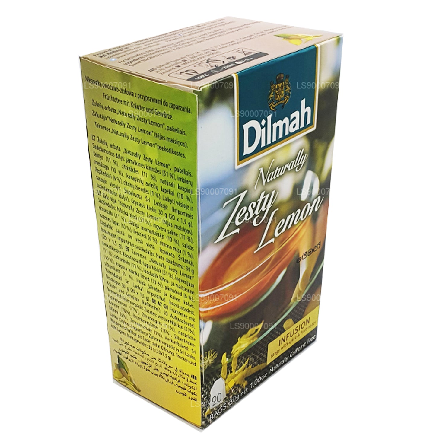 Dilmah Naturligt Zesty Citron (30 g) 20 teposer