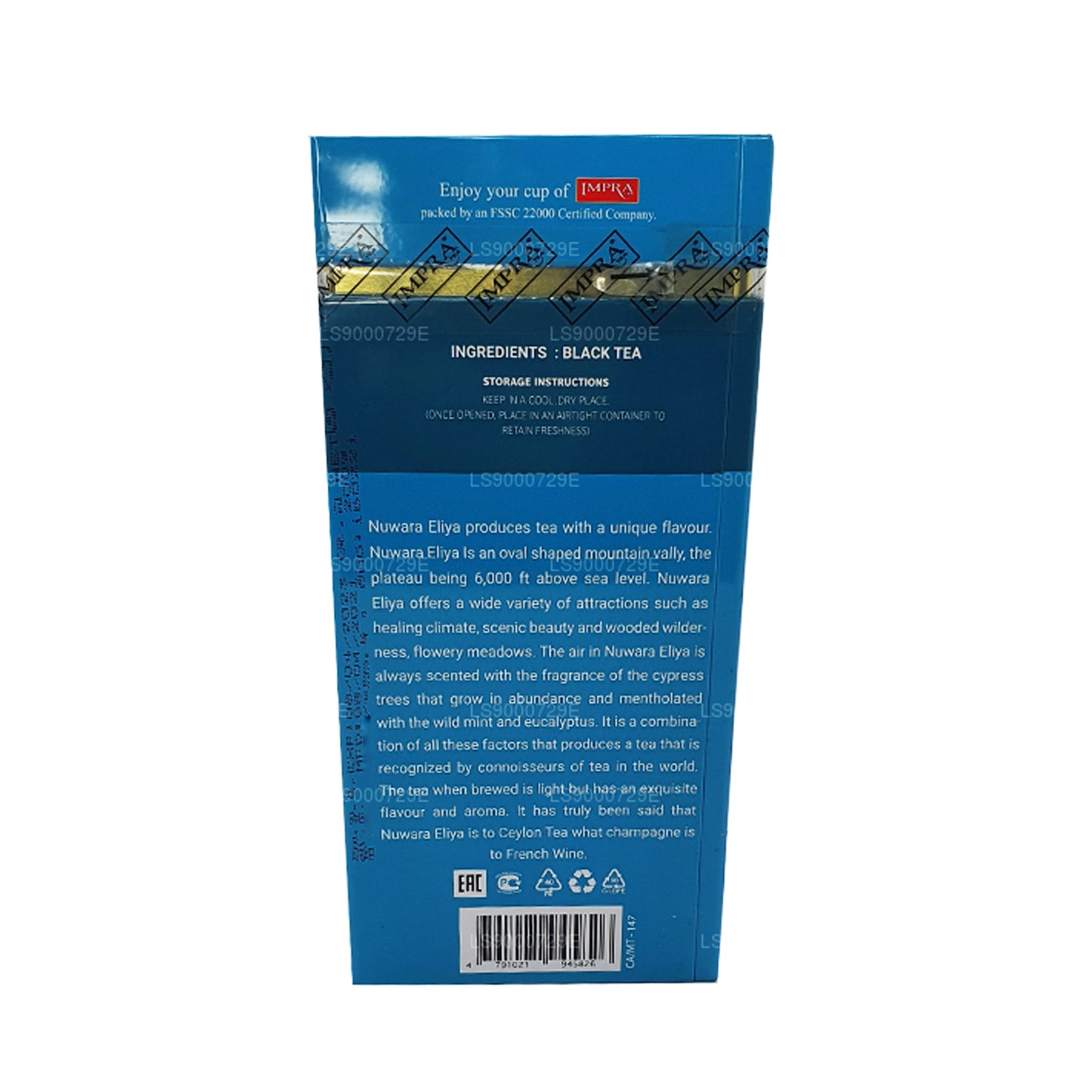 Impra Nuwara Eliya Big Leaf (200 g) Meatal Caddy