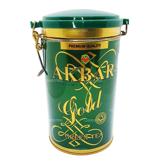 Akbar Guld Grøn Te Leaf Te (275g) Tin