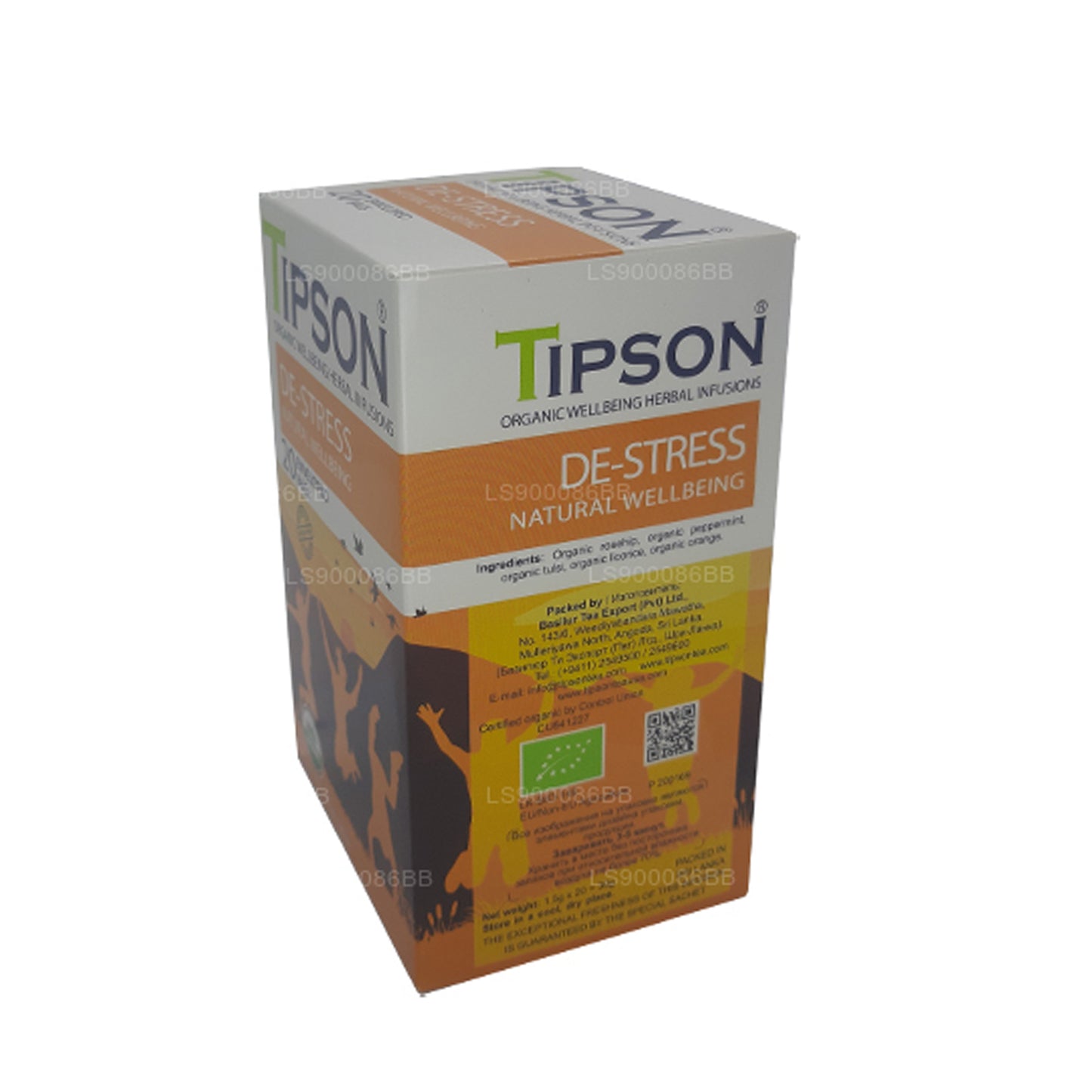 Tipson De-Stress Natural Wellbeing (30g) 20 Indkapslede teposer