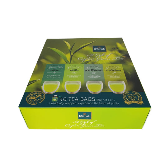 Dilmah En gave af Ceylon grøn te (80g) 40 teposer