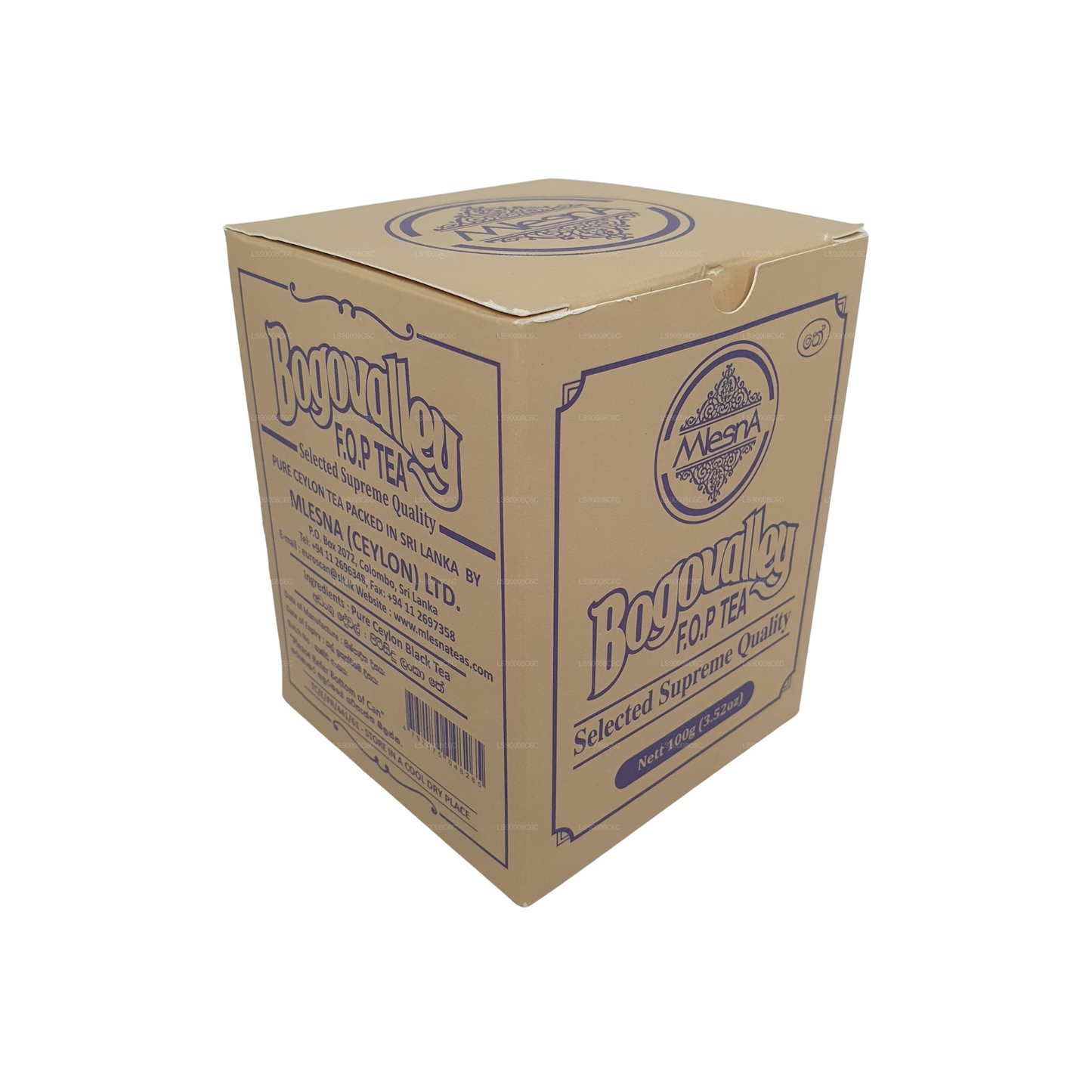 Mlesna Bogovalley F.O.P te-metaldåse (100 g)