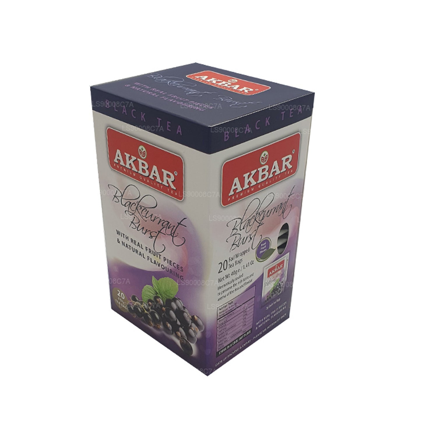Akbar Blackcurrant Burst (40g) 20 Folie Teposer