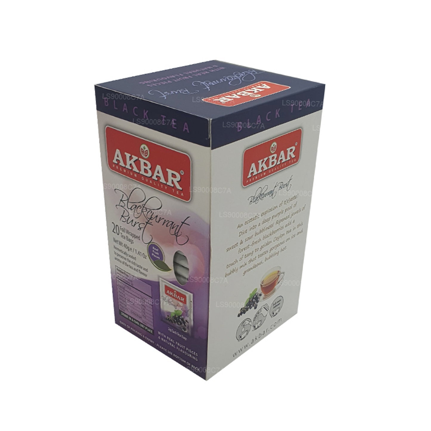 Akbar Blackcurrant Burst (40g) 20 Folie Teposer