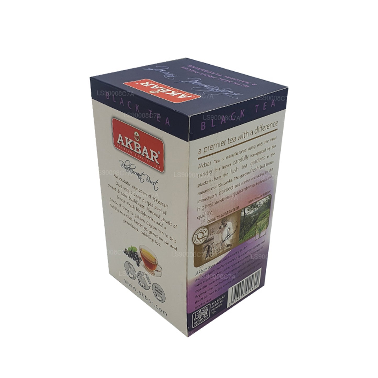 Akbar Blackcurrant Burst (40g) 20 Folie Teposer