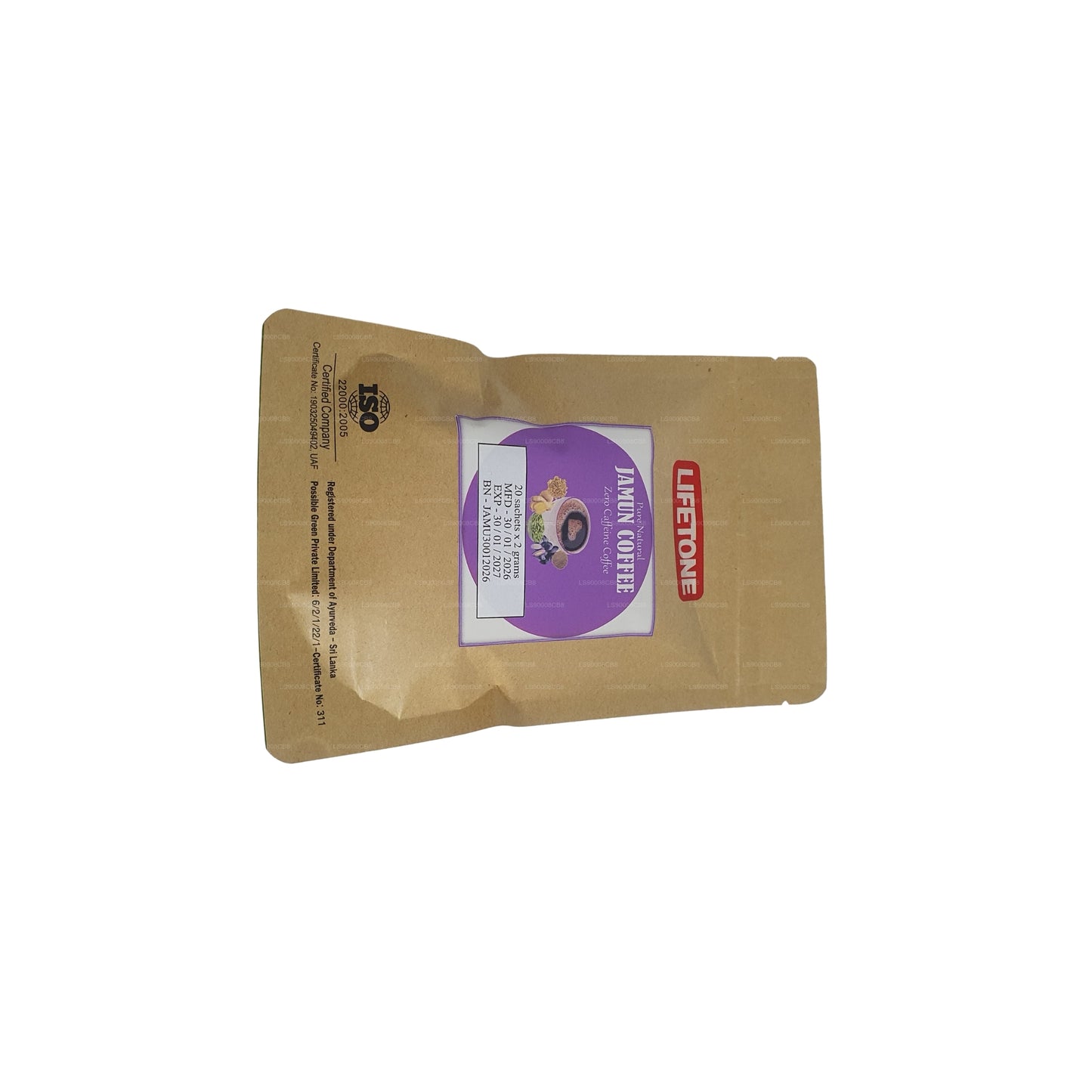 Lifetone Jamun Frø Kaffe (40g)