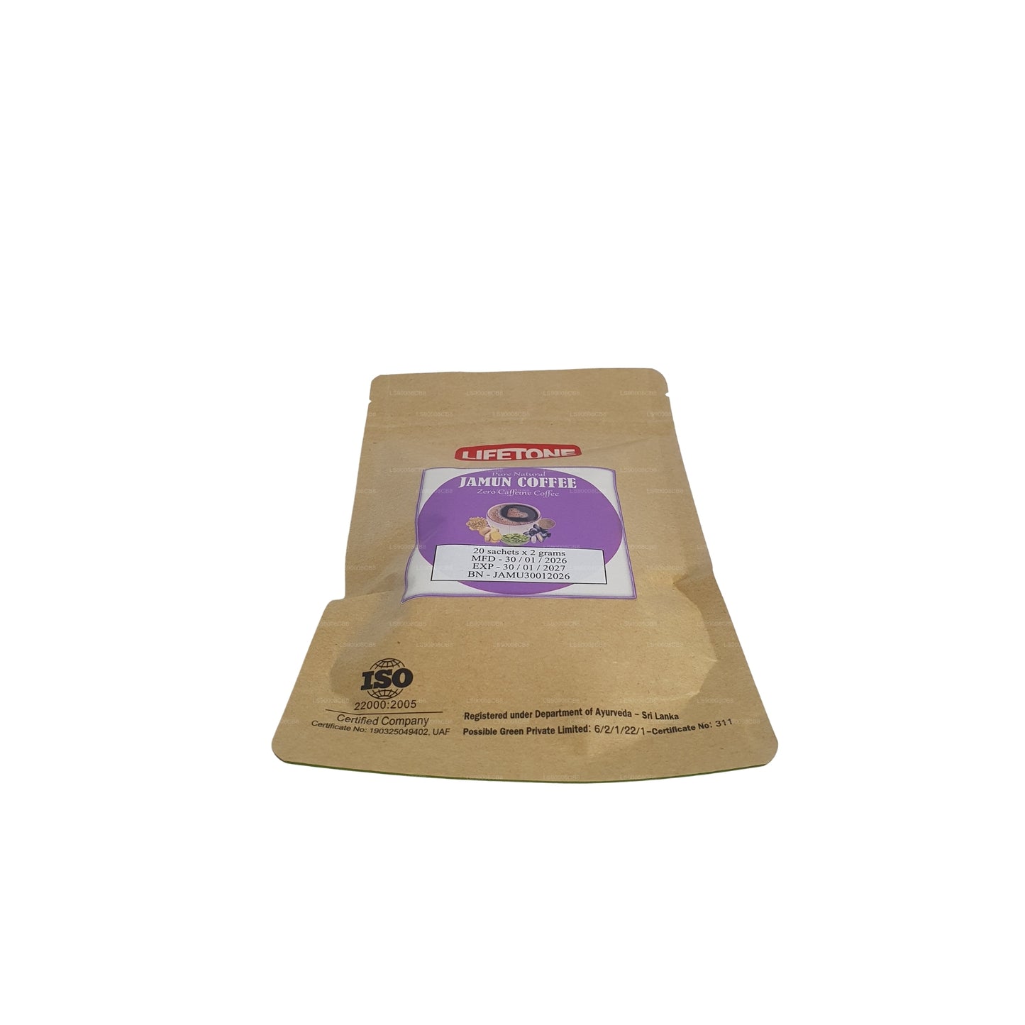 Lifetone Jamun Frø Kaffe (40g)