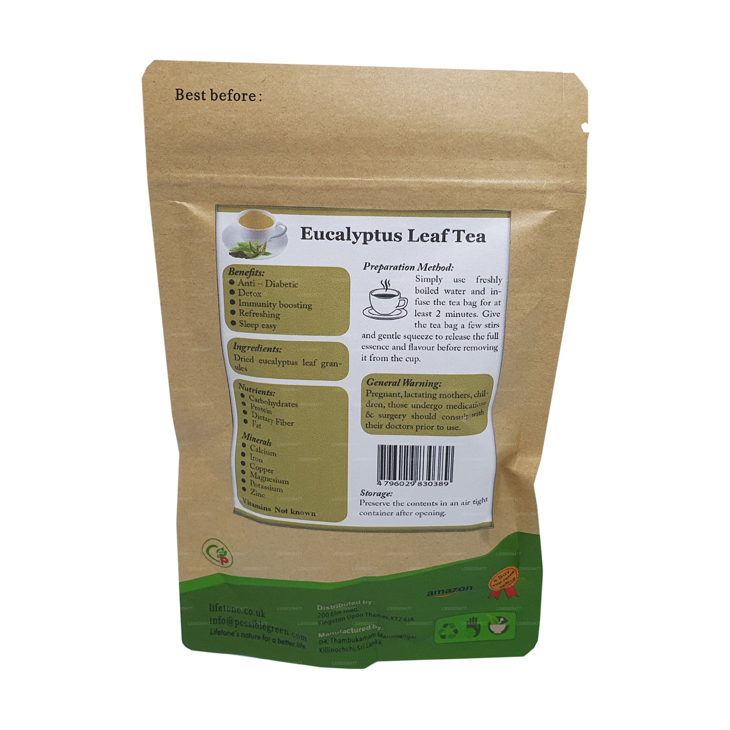 Lifetone Eucalyptus Tea (30g)