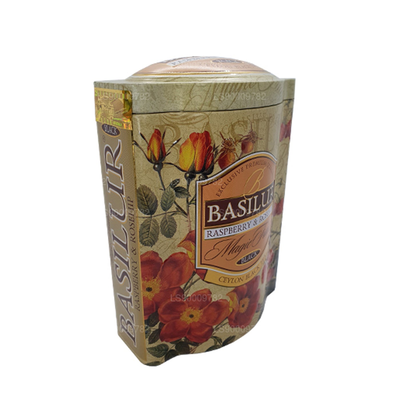 Basilur Magic frugter hindbær og hyben (100 g) Tin Caddy