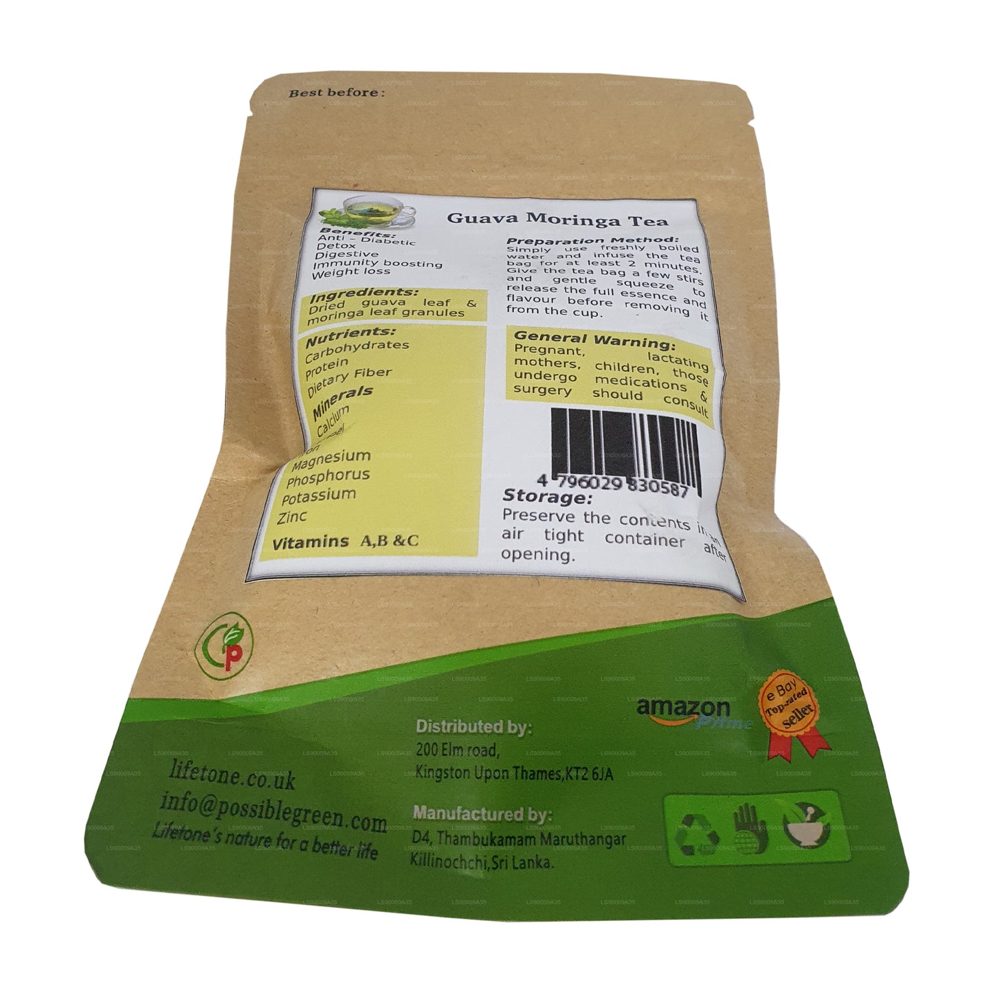 Lifetone Guava Moringa Te (30 g)
