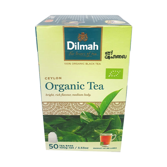 Dilmah økologisk te (100 g) 50 teposer