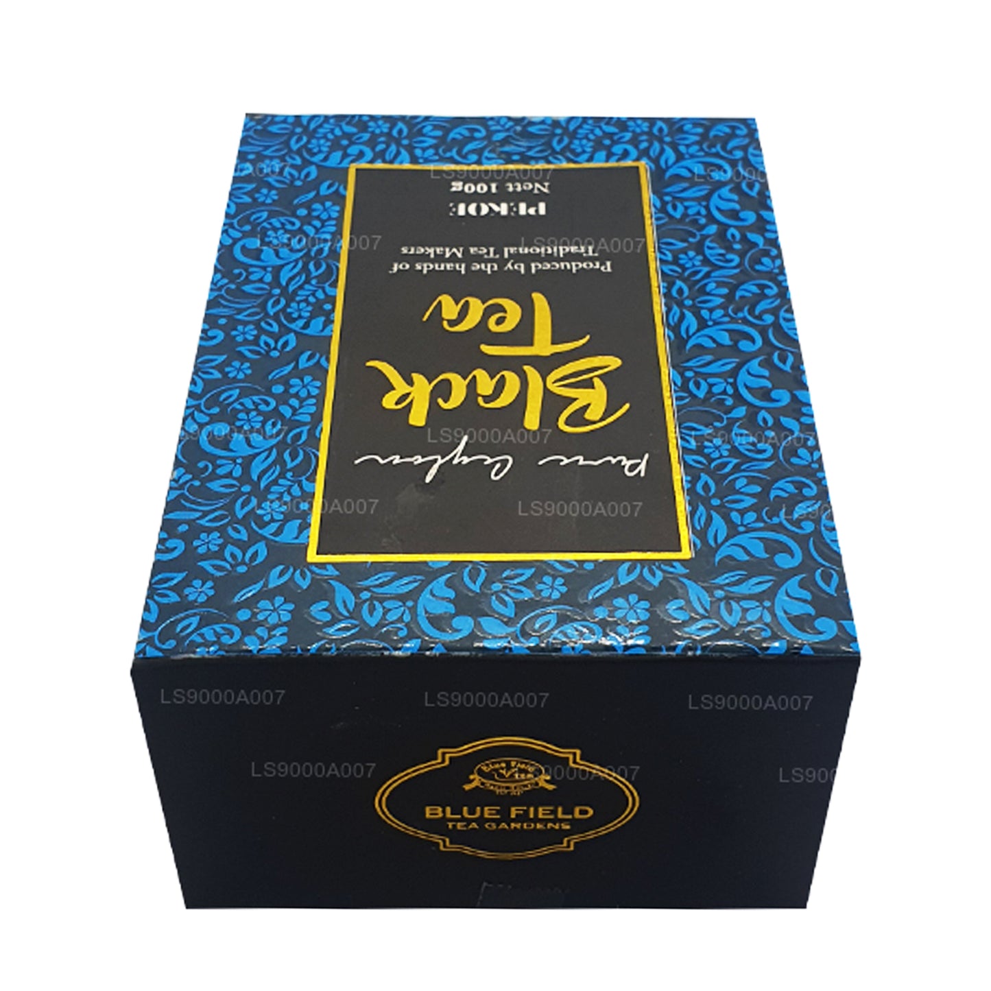 Blå felt ren Ceylon PEKOE kvalitet sort løs te (100 g)