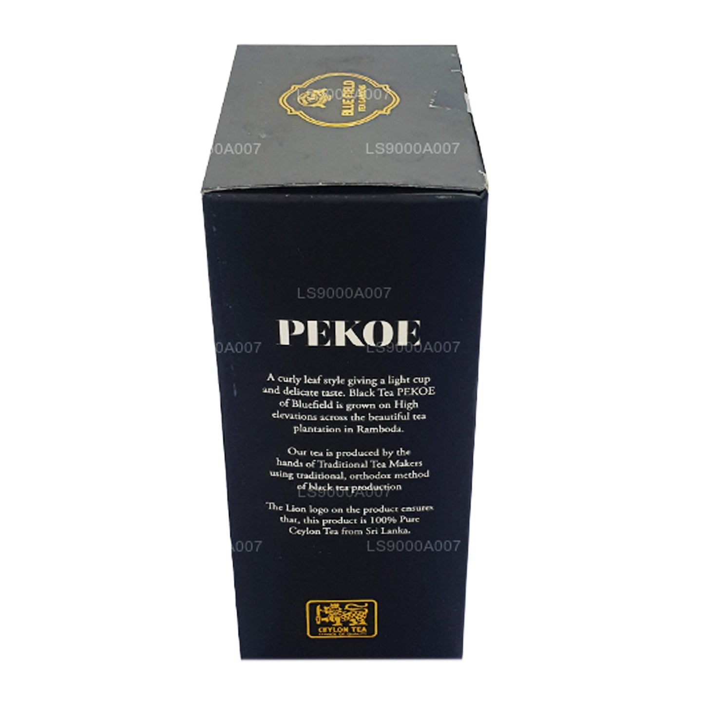 Blå felt ren Ceylon PEKOE kvalitet sort løs te (100 g)
