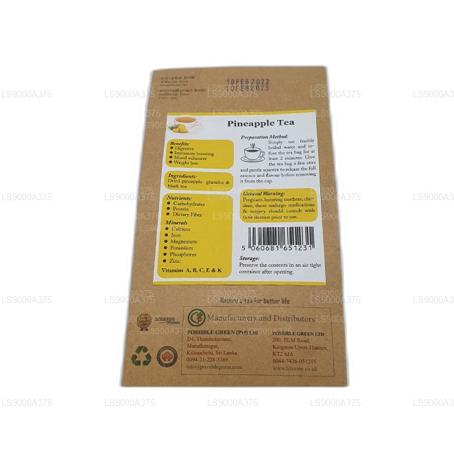 Lifetone ananas te (40 g)