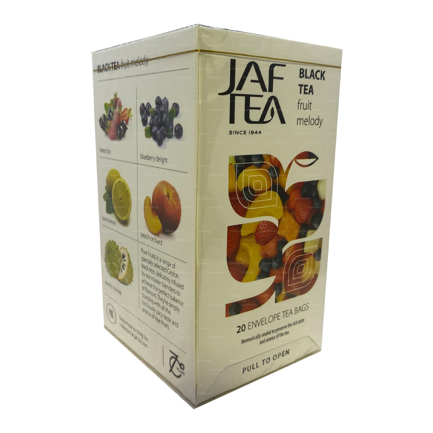 Jaf te ren frugt samling sort te frugt melodi (30g) 20 teposer