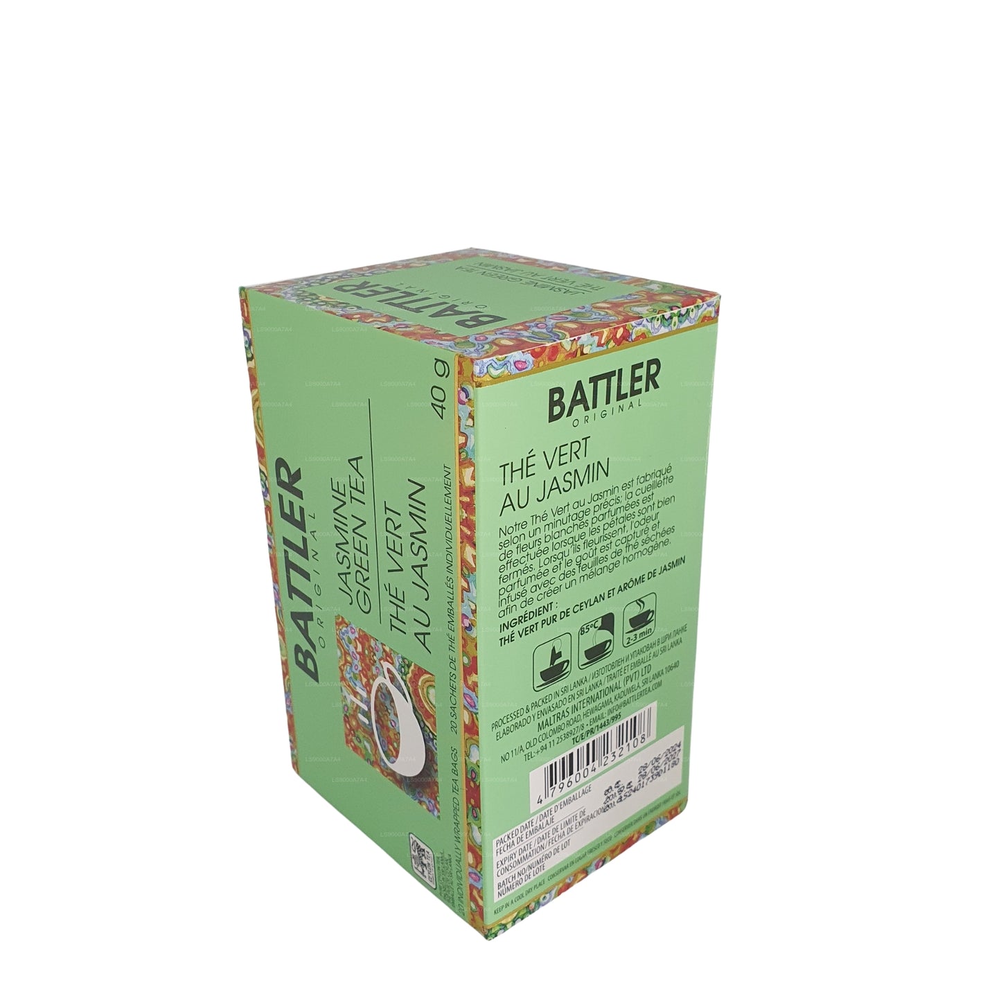 Battler Original Jasmin Grøn Te (40g) 20 Tebreve