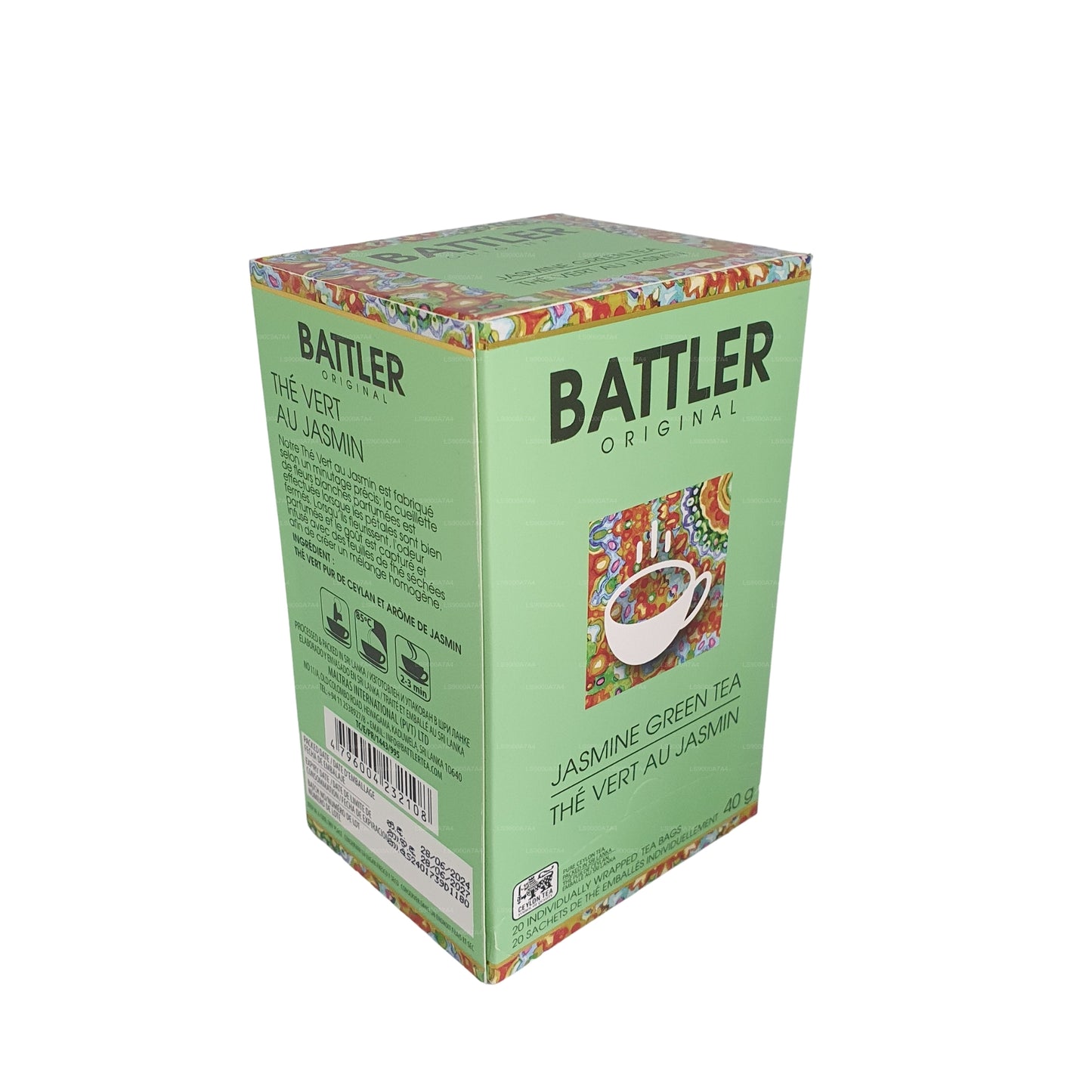 Battler Original Jasmin Grøn Te (40g) 20 Tebreve