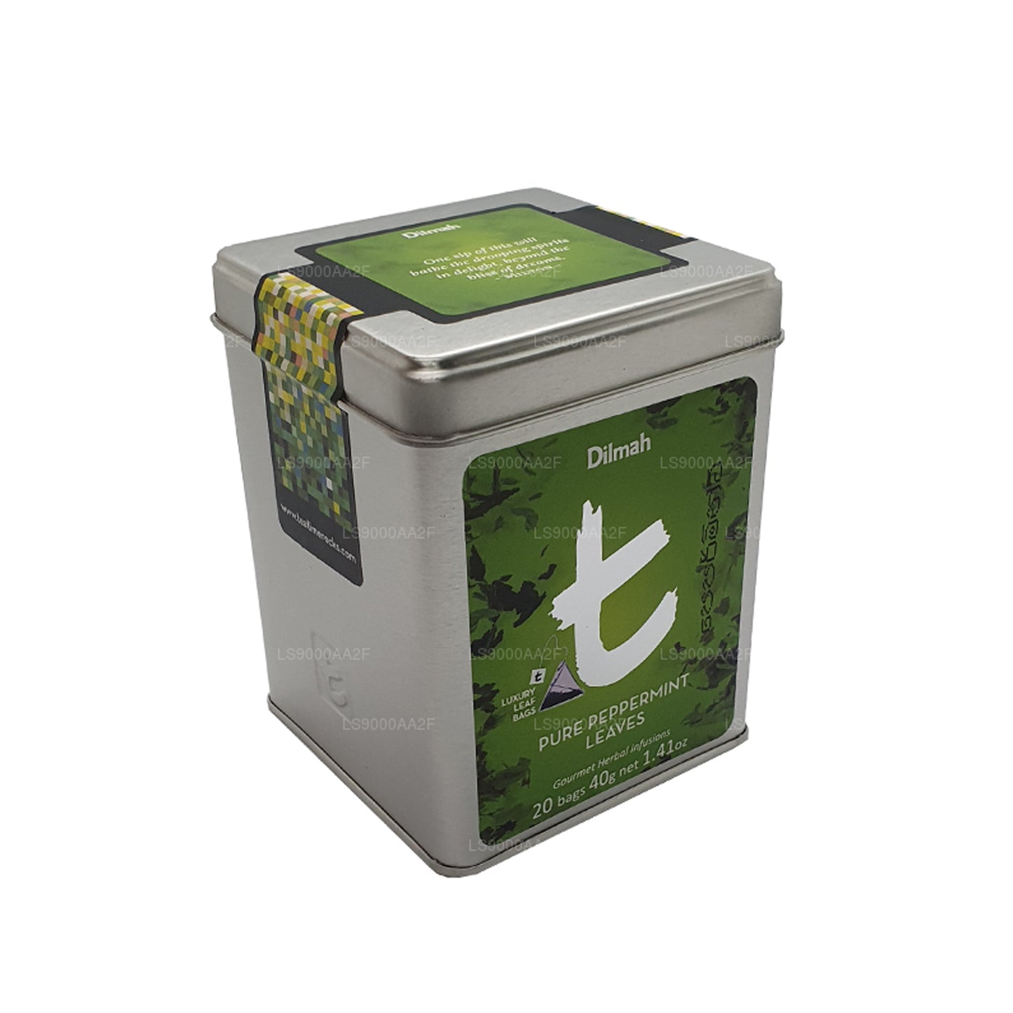 Dilmah ren pebermynte blade (34 g) Caddy