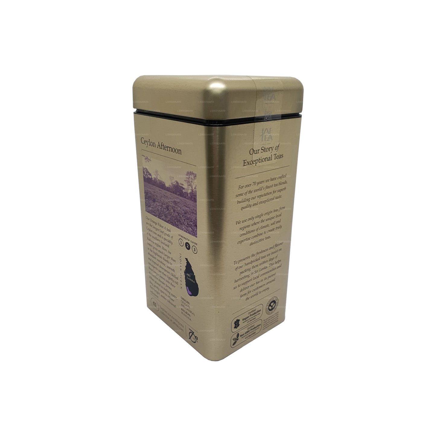 Jaf Tea Classic Gold Collection Ceylon Afternoon Caddy (125 g)