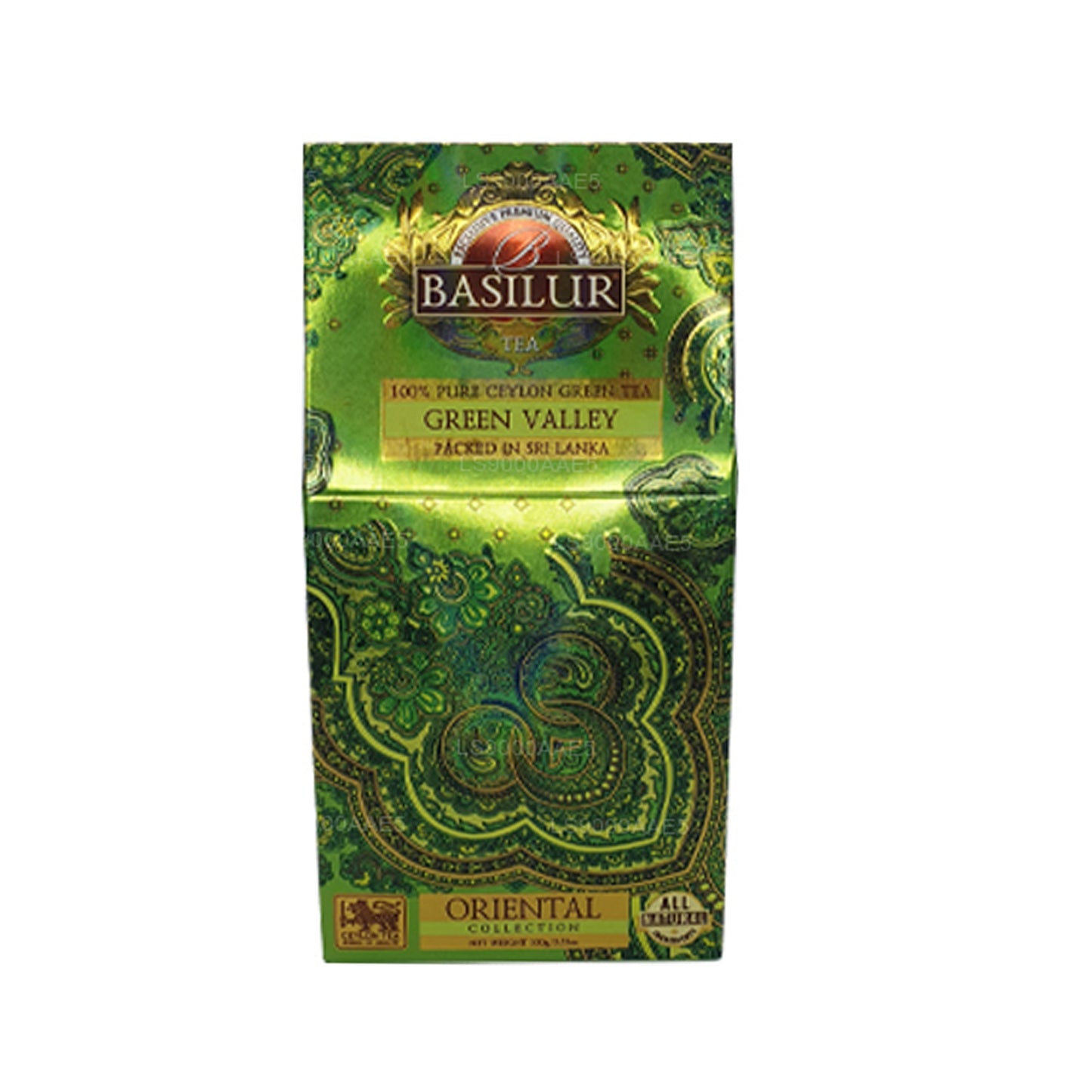 Basilur Oriental Green Valley grøn te (100 g)