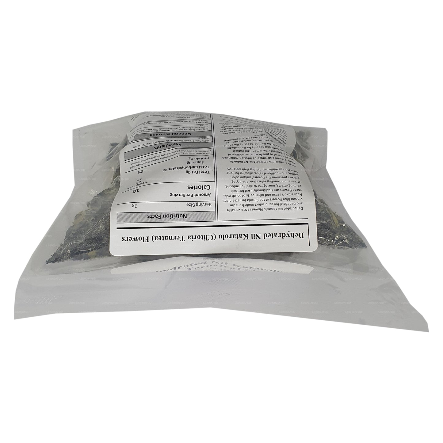 Lakpura® Dehydrerede Sommerfuglærteblomster (Nil Katarolu; Clitoria Ternatea).