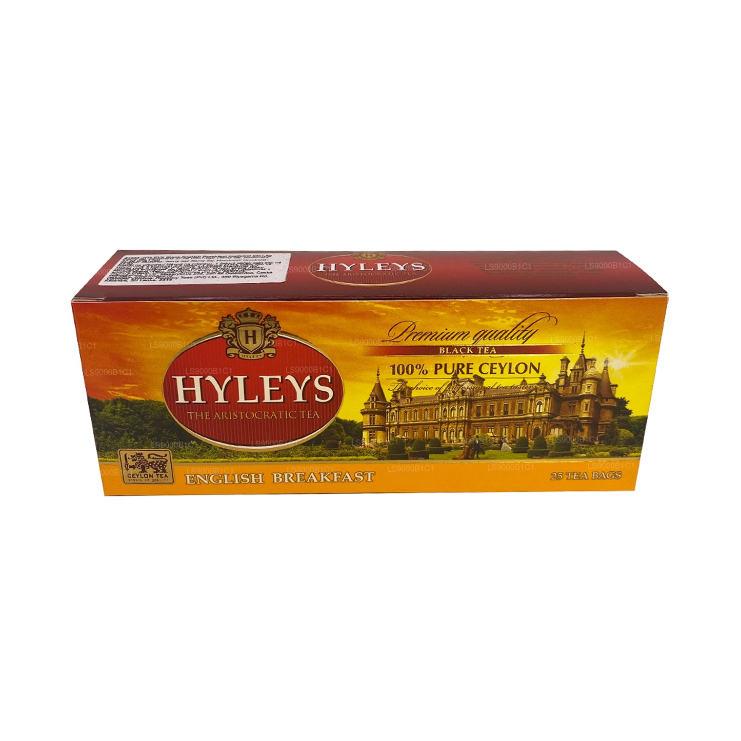 Hyleys sort engelsk morgenmadste (37,5 g) 25 teposer