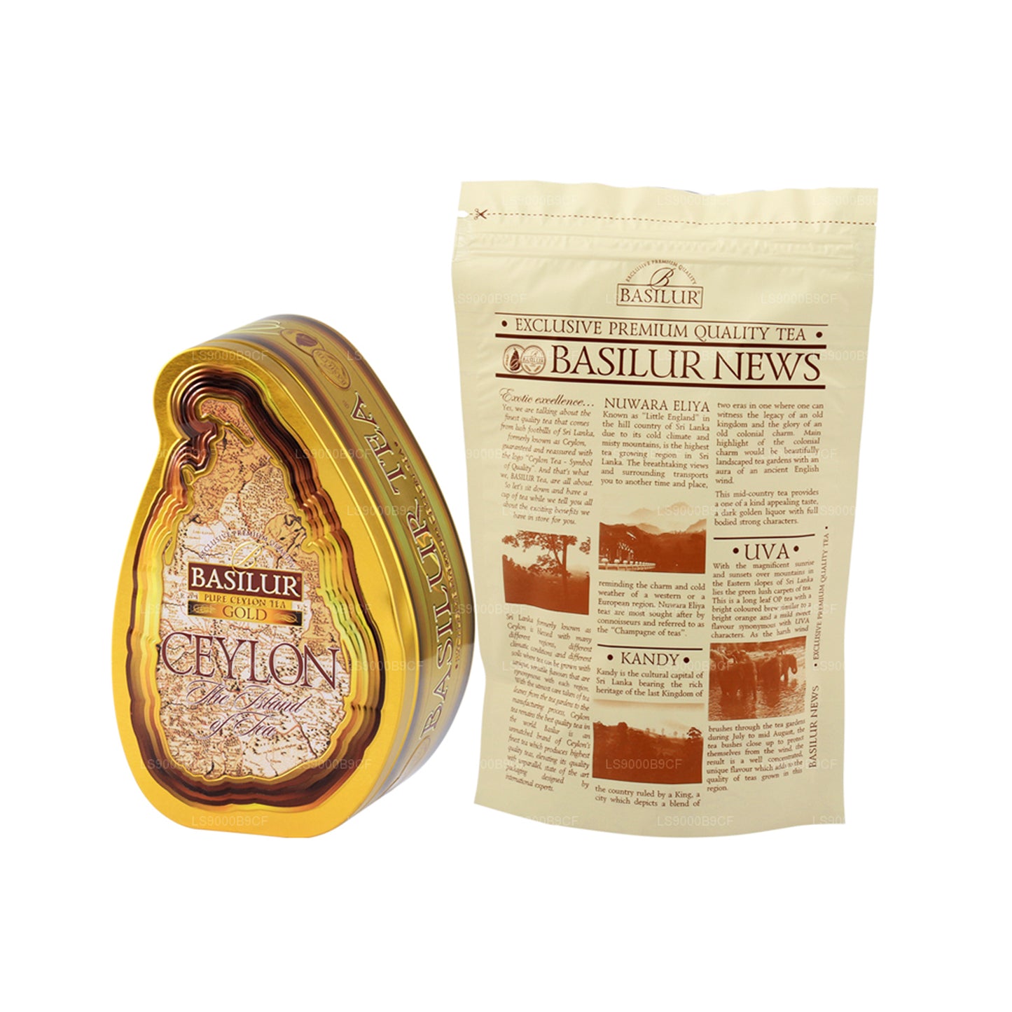 Basilur Island of Tea „Guld“ (100 g) Caddy