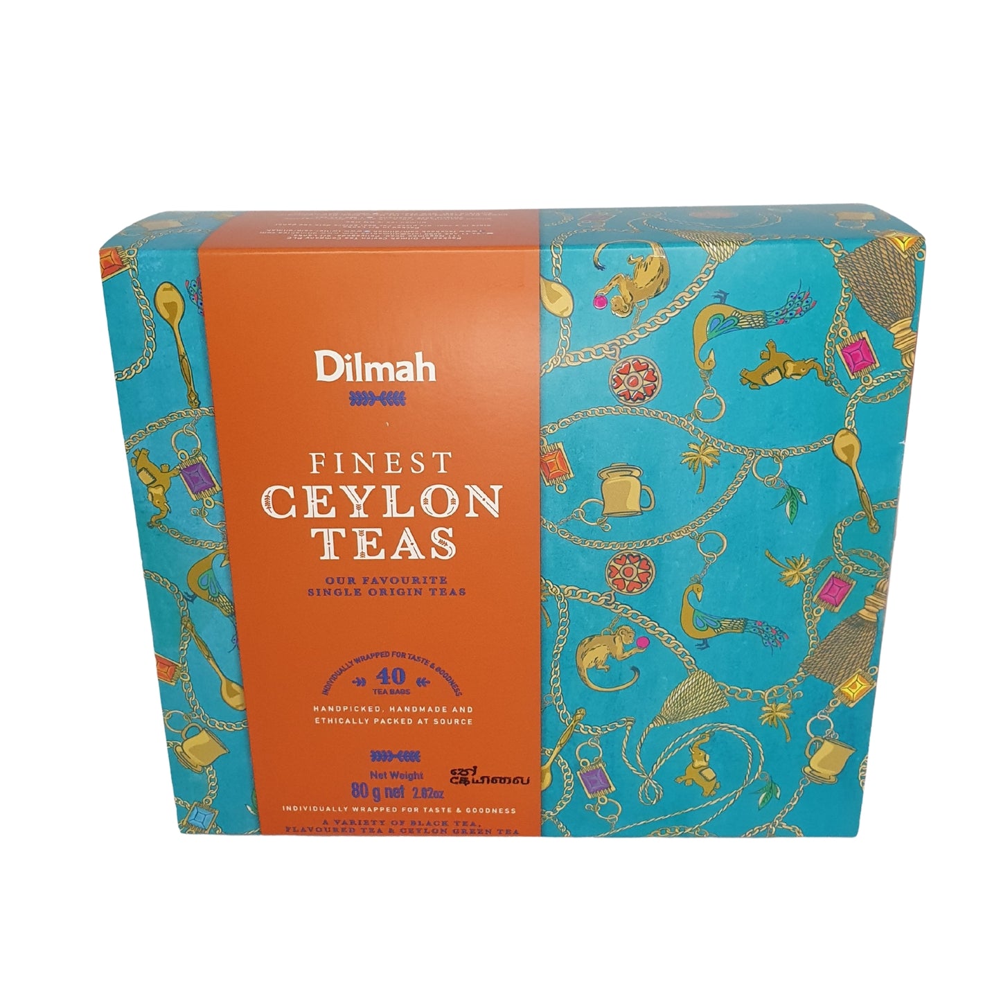 Dilmah Finest Ceylon Teas Gavepakke (80g) 40 Teposer