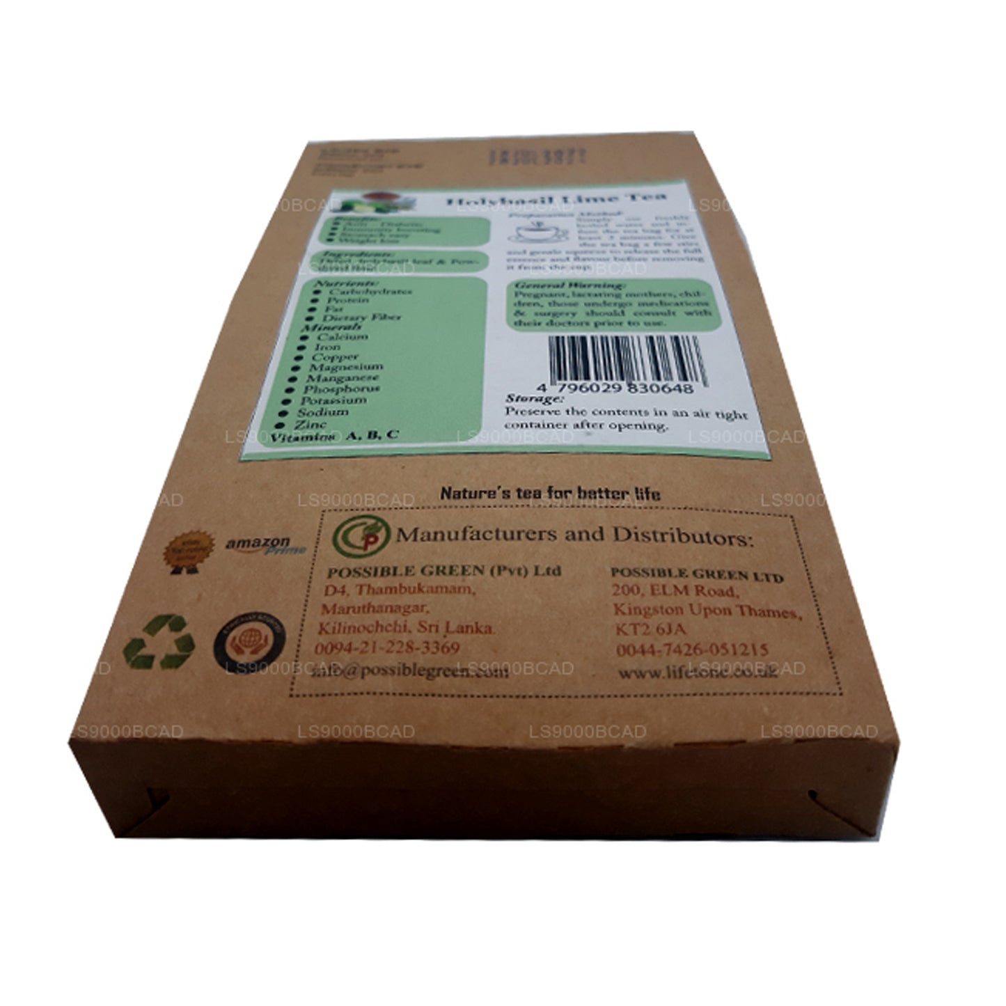 Lifetone hellige basilikum lime te (40g)