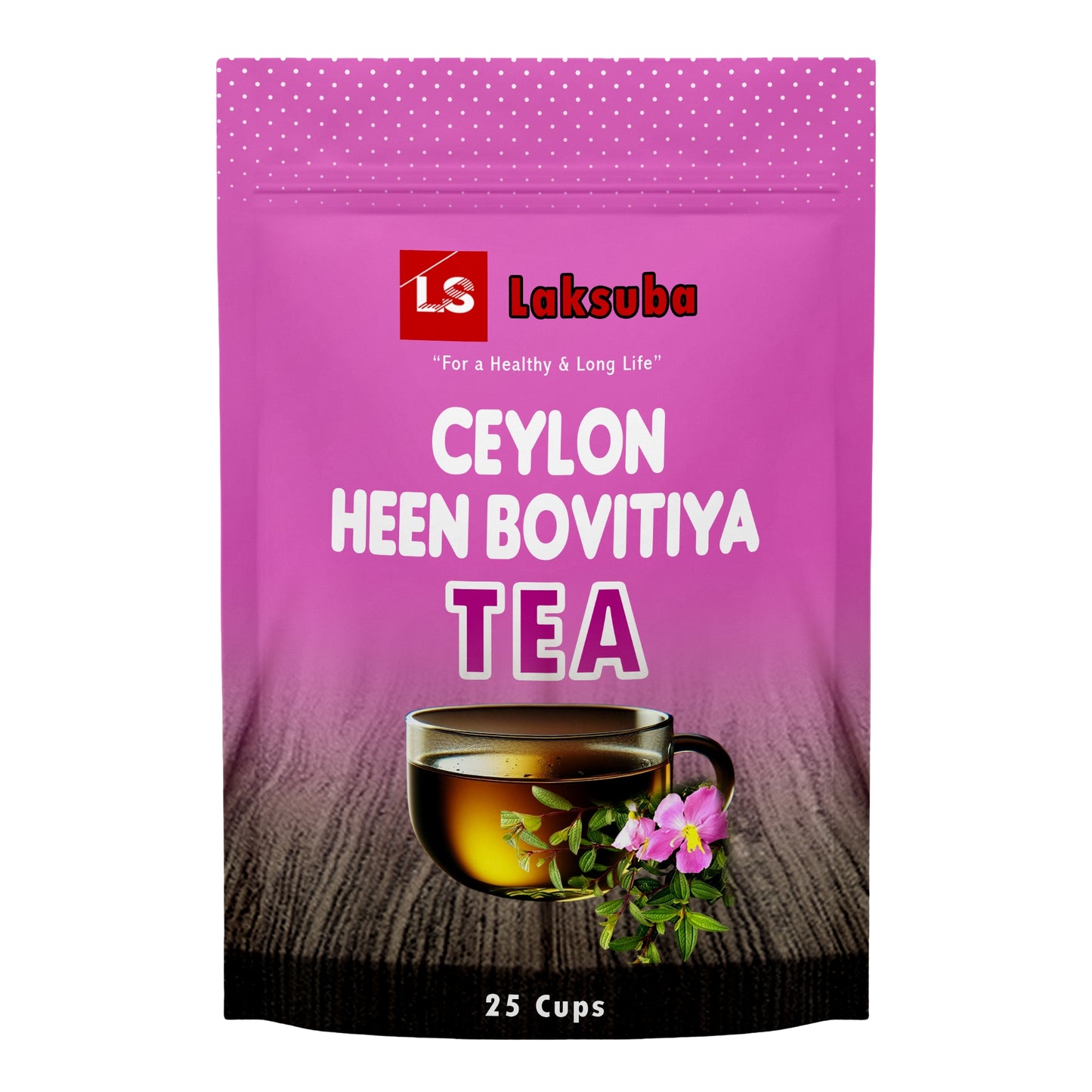 Laksuba Ceylon Heen Bovitiya Te (37,5 g) 25 tebreve